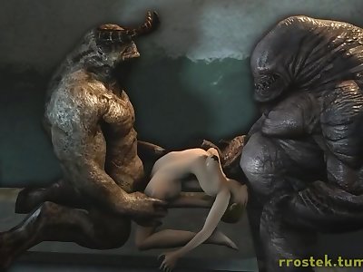 3D Monster Porn Animations