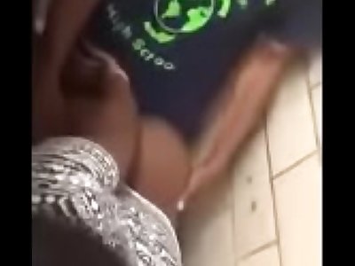 Caught having sex on Public Wash Room - For utter video Visit: leakscentral.com