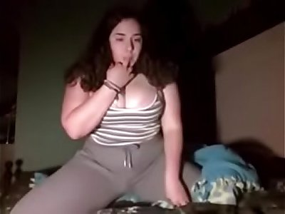 Young Teen With Busty Tits and Big Bootie On Cam