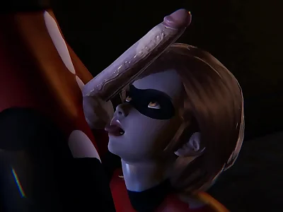 Futa Incredibles - Violet gets creampied by Helen Parr - 3D Porn