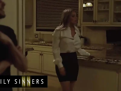 Horny Milf (Kayley Gunner) Fucks Say no to Son In Law (Tyler Nixon) - Family Sinners